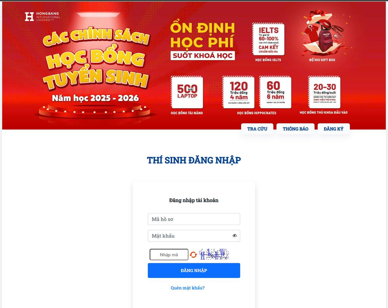 Bước 1: Đăng nhập