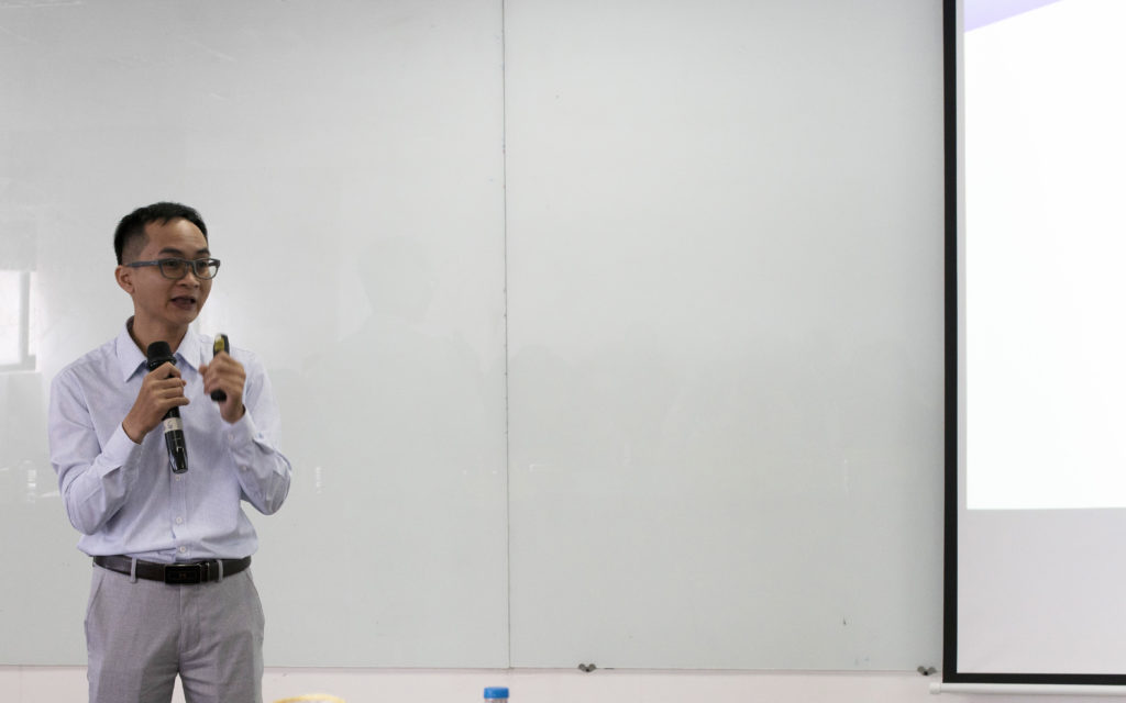 Ông Trần Văn Huấn (Giám đốc điều hành Cty TNHH Truyền hình Kết nối) cựu sinh viên Việt Nam học HIU