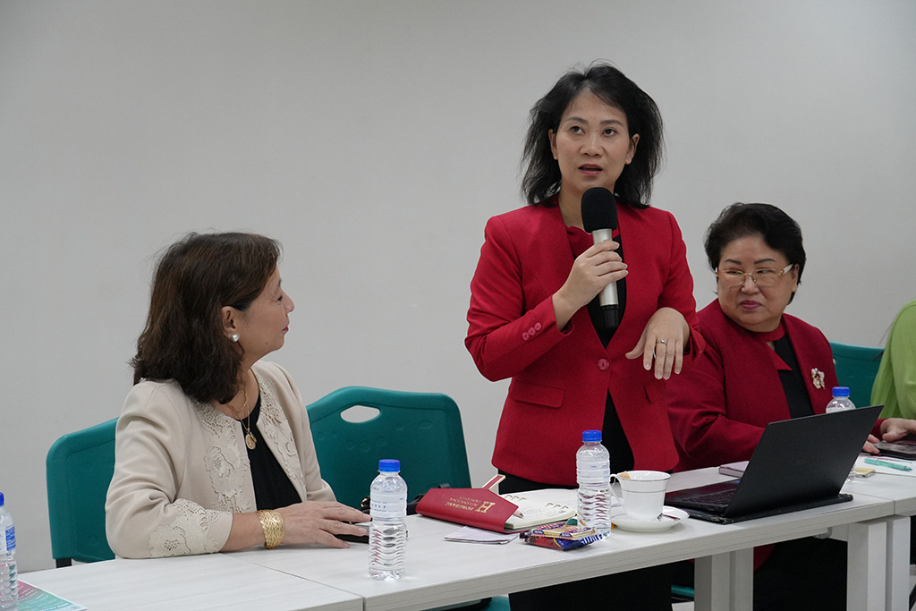Phó Hiệu trưởng HIU, PGS.TS.DS Nguyễn Thị Thu Thủy, nhấn mạnh ý nghĩa của mối quan hệ hợp tác với Trường Đại học Our Lady of Fatima.