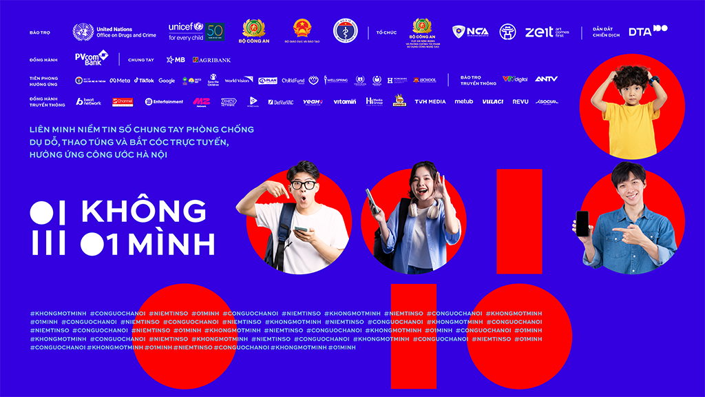 Chiến dịch quốc gia "Không Một Mình" hướng tới tạo dựng “lá chắn số” bảo vệ thế hệ trẻ trước những mối nguy ẩn mình trên Internet