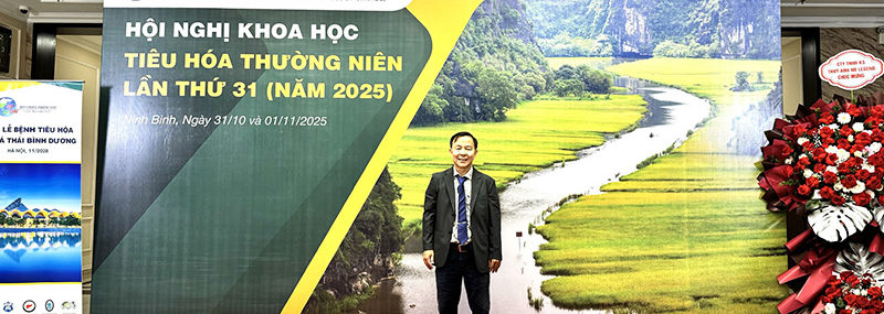 Trưởng Khoa Y Trường Đại học Quốc tế Hồng Bàng làm chủ tọa tại Hội nghị Khoa học Tiêu hóa Toàn quốc 2025