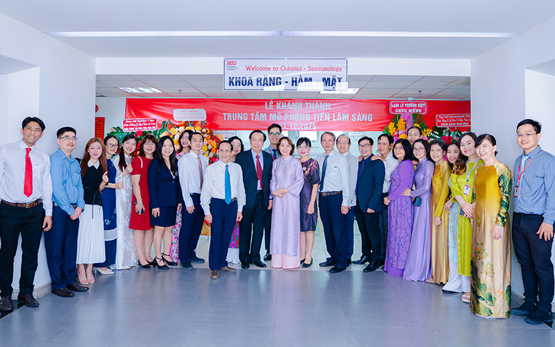 HIU khánh thành Trung tâm Mô phỏng Tiền lâm sàng Răng Hàm Mặt nhân kỷ niệm 15 năm thành lập Khoa ngày 21/12/2025