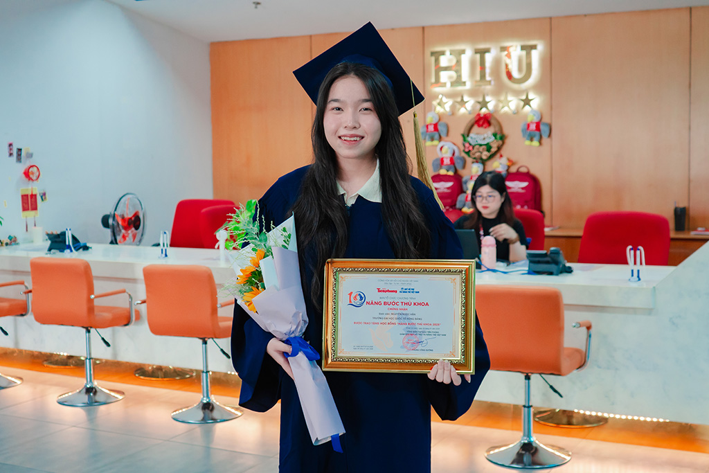 Nguyễn Ngọc Hân, sinh viên K25 ngành Y khoa, Khoa Y Trường Đại học Quốc tế Hồng Bàng (HIU)