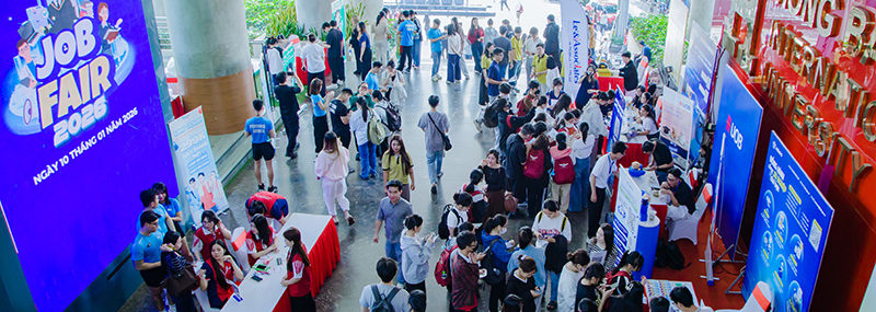 Nhiều doanh nghiệp tham gia Ngày hội Triển lãm và Tuyển dụng - Job Fair 2026 tại HIU
