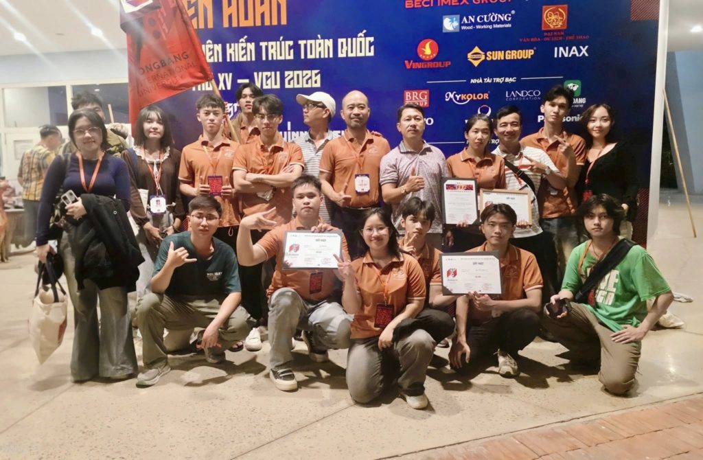 Đoàn sinh viên HIU tham dự Festival Sinh viên Kiến trúc toàn quốc lần thứ XV tại TP.HCM