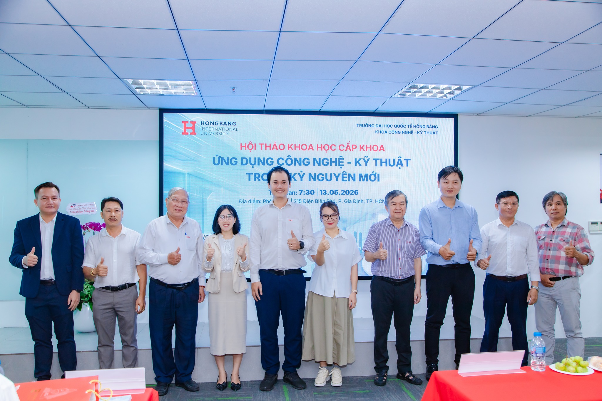 Hội thảo công nghệ kỹ thuật HIU về AI và logistics xanh