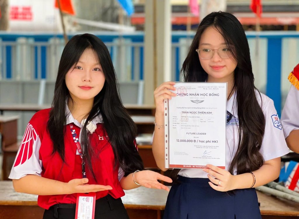 hướng dẫn đăng ký xét học bạ nhận học bổng