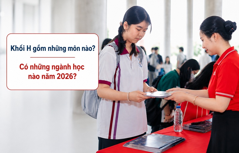 Khối H gồm những môn nào? Có những ngành học nào năm 2026
