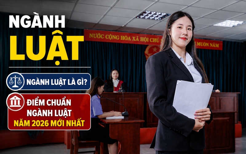 Ngành Luật là gì? Điểm chuẩn ngành Luật năm 2026 mới nhất