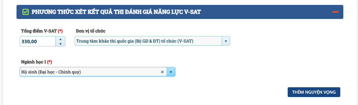 ĐGNL V-SAT
