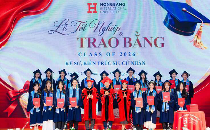 Hơn 91% tân kỹ sư, kiến trúc sư, cử nhân HIU tốt nghiệp loại khá trở lên