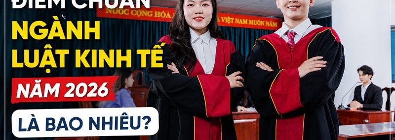 Điểm chuẩn ngành Luật kinh tế năm 2026 là bao nhiêu?