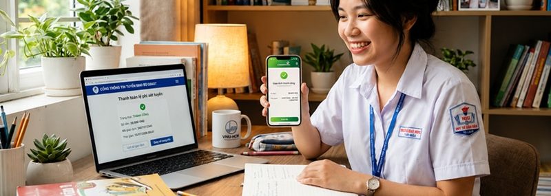 Lịch nộp lệ phí xét tuyển đại học năm 2026 theo tỉnh, thành mới nhất