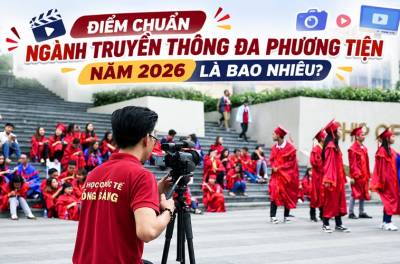 Điểm chuẩn ngành truyền thông đa phương tiện năm 2026 là bao nhiêu?