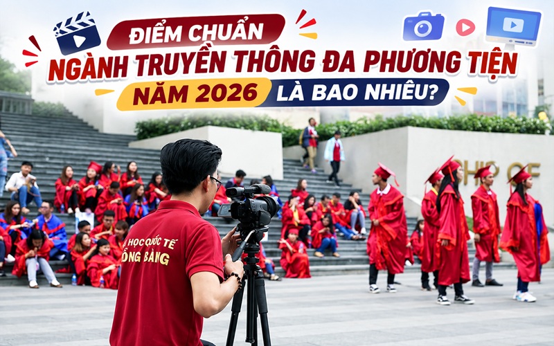 Điểm chuẩn ngành truyền thông đa phương tiện năm 2026 là bao nhiêu?